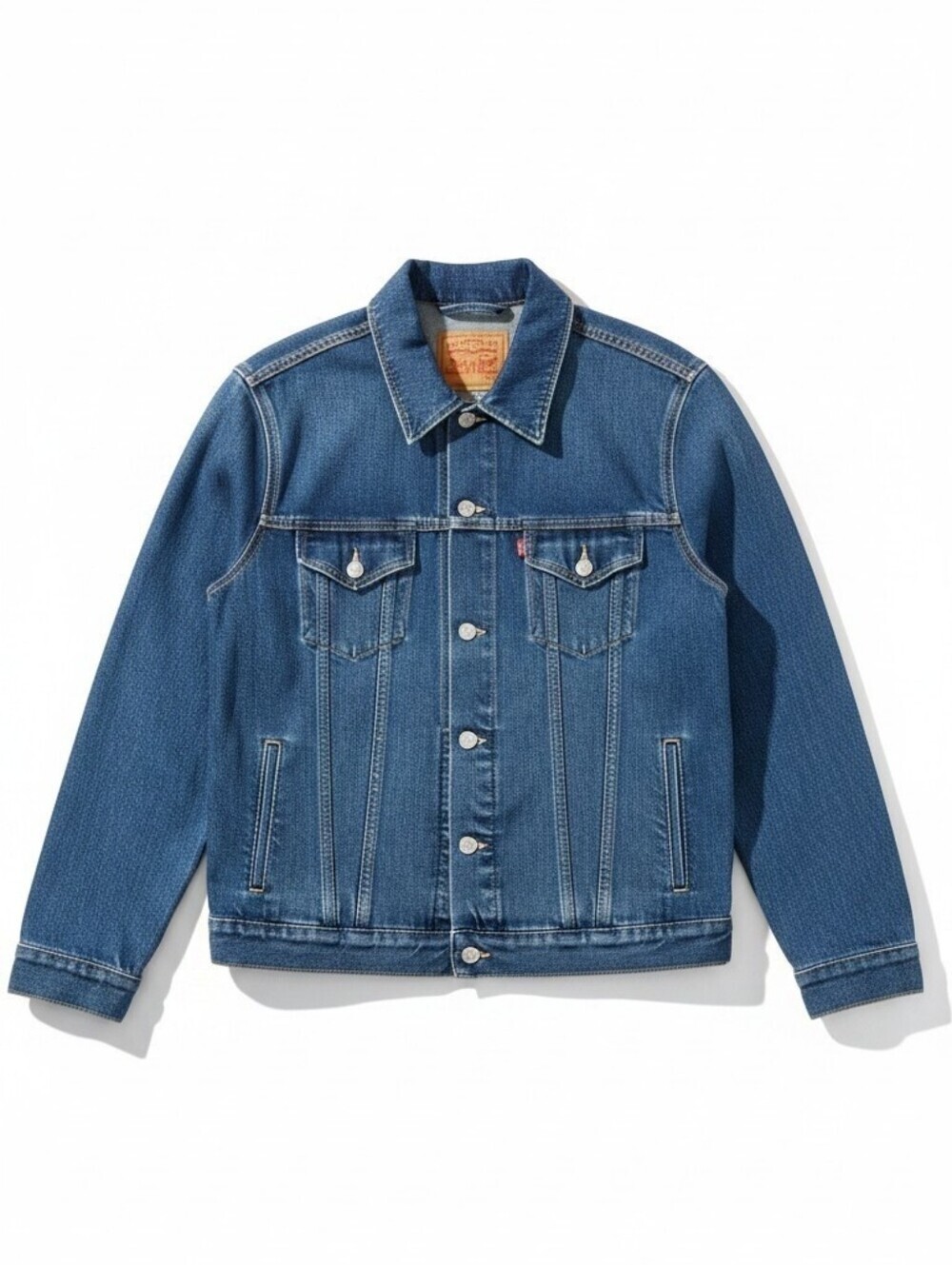 Levi's Men's 2X Blue Denim Trucker Jacket Classic Jean Jacket